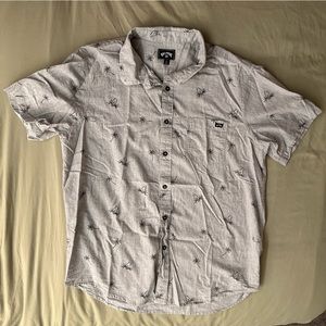 Billabong casual button down shirt L